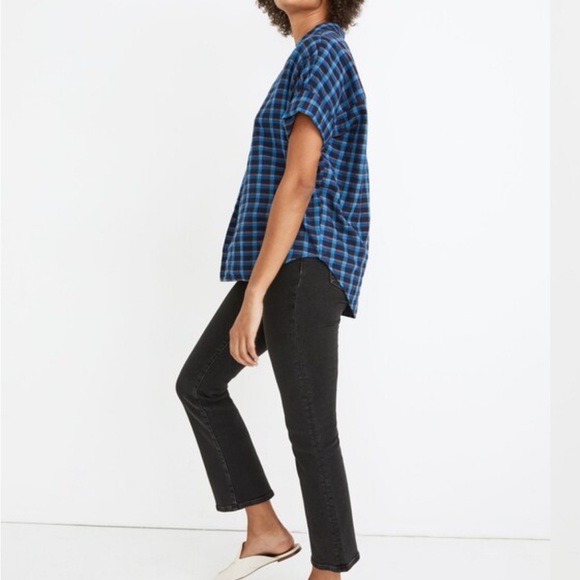 Madewell Double-Faced Park Popover Shirt in Plaid - Picture 2 of 10